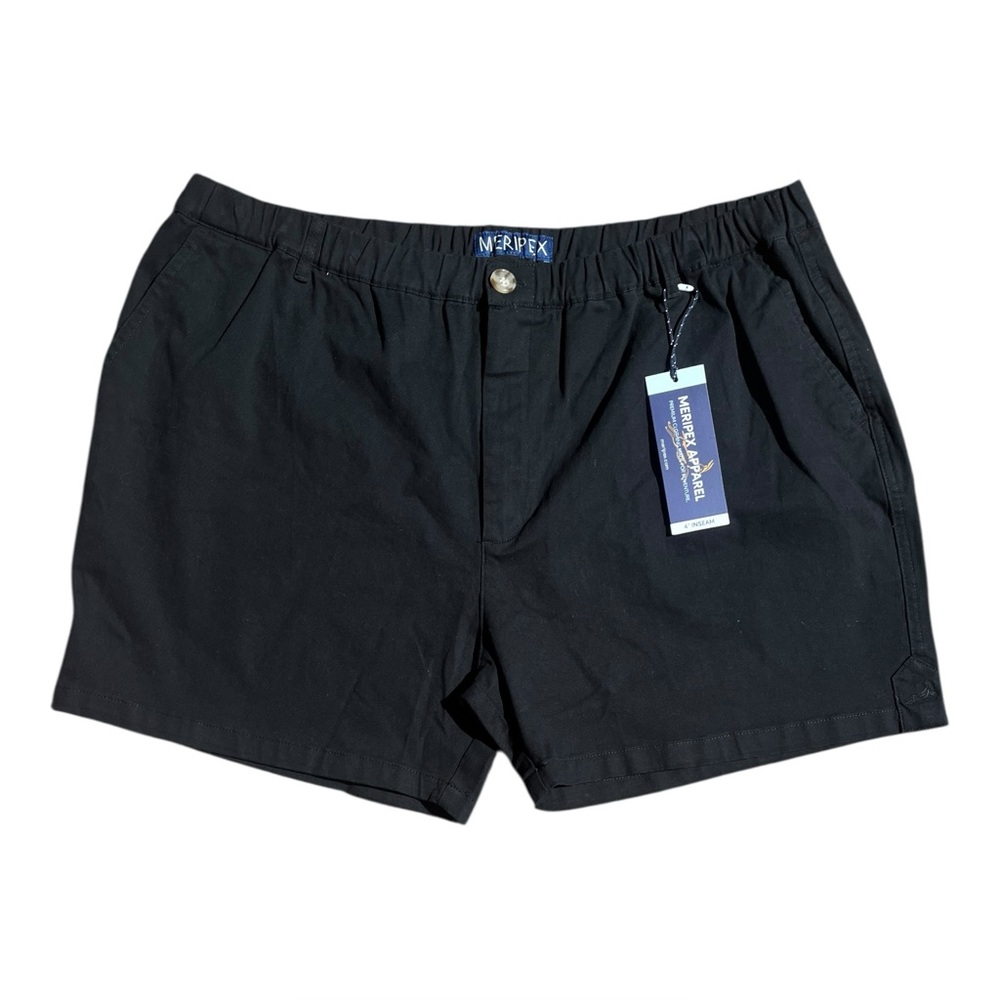 Meripex Chino 4 Way STRETCH Shorts Black